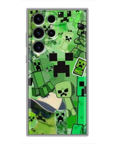 Чохол для Blackview Wave 2C з картинкою «Кріпери Minecraft»