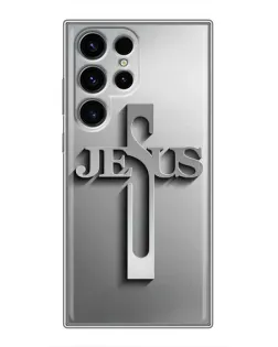 Чехол для Blackview Wave 2C с картинкой «Металлический крест Jesus»