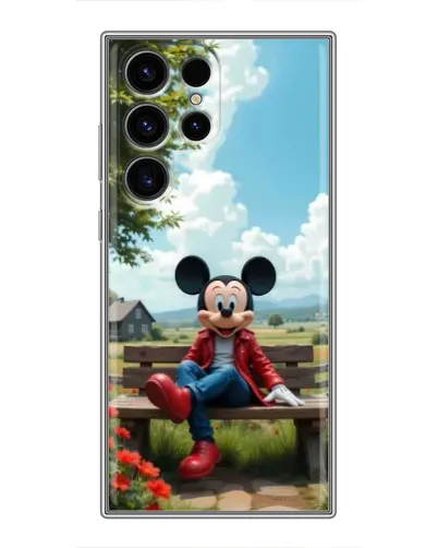 Чохол для Blackview Wave 2C з картинкою «Міккі на лавці»