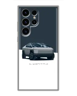 Чохол для Blackview Wave 2C з картинкою «Сріблястий Cybertruck Tesla»