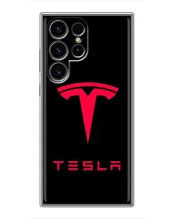 Чохол для Blackview Wave 2C з картинкою «Tesla Red Logo»