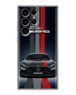 Чохол для Blackview Wave 2C з картинкою «Mercedes — білий карбон»
