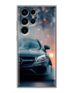 Чохол для Blackview Wave 2C з картинкою «Mercedes — нічне місто»