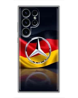 Чехол для Blackview Wave 2C с картинкой «Mercedes — флаг Германии»