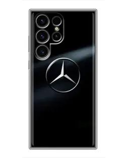 Чехол для Blackview Wave 2C с картинкой «Mercedes на металле»