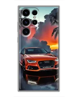Чохол для Blackview Wave 2C з картинкою «Audi — захід сонця»