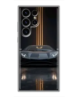 Чохол для Blackview Wave 2C з картинкою «Lamborghini золоті лінії»