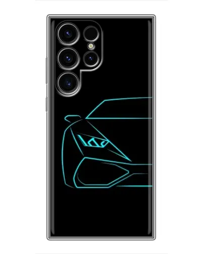 Чохол для Blackview Wave 2C з картинкою «Блакитний силует Lamborghini» Чохол для Blackview Wave 2C з картинкою «Блакитний силует Lamborghini»