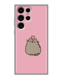 Чехол для Blackview Wave 2C с картинкой «Pusheen сердце»
