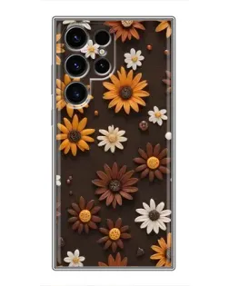 Чохол для Blackview Wave 2C з картинкою «Візерунок з маленьких соняшників»
