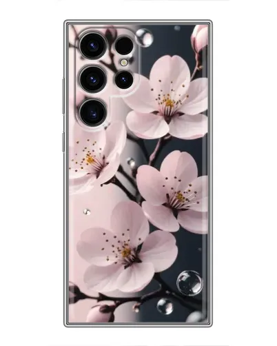Чохол для Blackview Wave 2C з картинкою «Ніжня сакура та краплі» Чохол для Blackview Wave 2C з картинкою «Ніжня сакура та краплі»