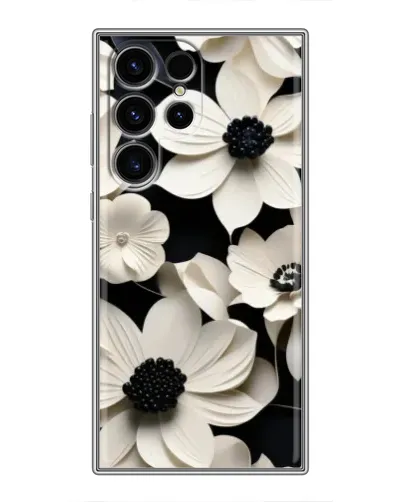 Чохол для Blackview Wave 2C з картинкою «Об'ємні білі квіти» Чохол для Blackview Wave 2C з картинкою «Об'ємні білі квіти»