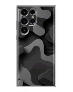 Чохол для Blackview Wave 2C з картинкою «Темний абстрактний камуфляж»