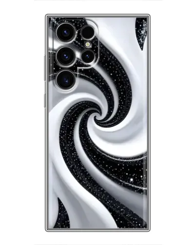 Чохол для Blackview Wave 2C з картинкою «Чорно-біла спіраль»