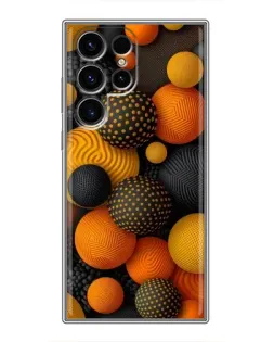 Чохол для Blackview Wave 2C з картинкою «Об'ємні помаранчеві сфери»