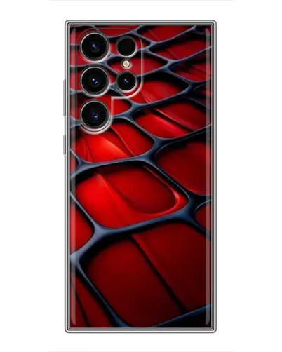 Чохол для Blackview Wave 2C з картинкою «Червона глянцева сітка»