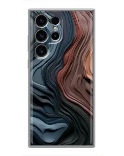 Чохол для Blackview Wave 2C з картинкою «Кольорові хвилі каньйону»