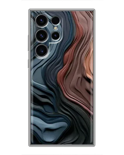 Чохол для Blackview Wave 2C з картинкою «Кольорові хвилі каньйону»
