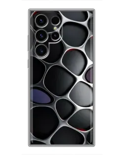 Чохол для Blackview Wave 2C з картинкою «Об'ємна темна решітка»