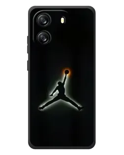 Чехол для Blackview Wave 6C с картинкой «Jordan Gradient Logo»
