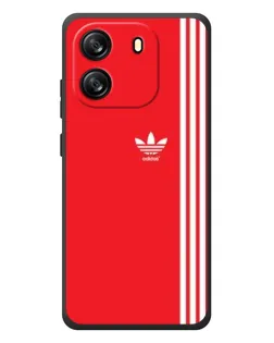 Чехол для Blackview Wave 6C с картинкой «Красный минимализм Adidas»