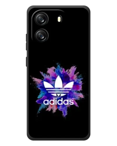 Чехол для Blackview Wave 6C с картинкой «Взрыв красок Adidas»