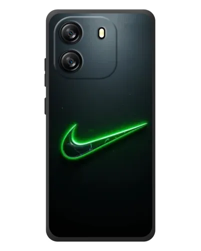 Чехол для Blackview Wave 6C с картинкой «Неоновый контур Nike»