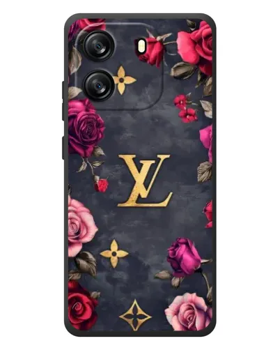 Чехол для Blackview Wave 6C с картинкой «Цветочный Louis Vuitton»
