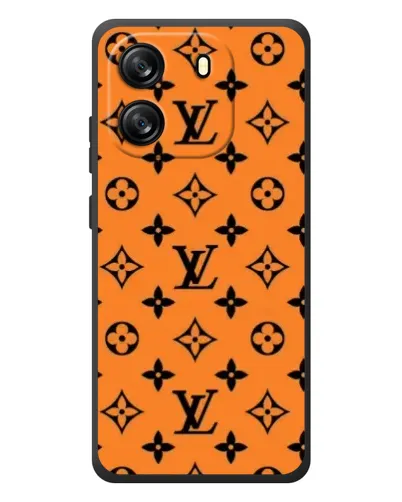 Чехол для Blackview Wave 6C с картинкой «Оранжевый стиль LV»