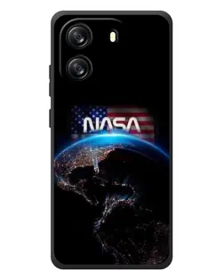 Чехол для Blackview Wave 6C с картинкой «Земля из космоса NASA»