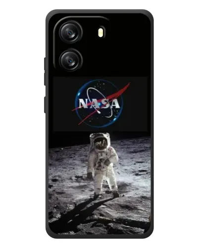 Чехол для Blackview Wave 6C с картинкой «Астронавт на Луне»