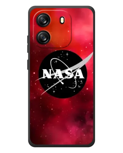 Чехол для Blackview Wave 6C с картинкой «NASA — красная туманность»