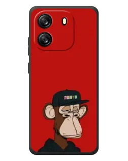 Чохол для Blackview Wave 6C з картинкою «Bored Ape — червоний фон» Чохол для Blackview Wave 6C з картинкою «Bored Ape — червоний фон»