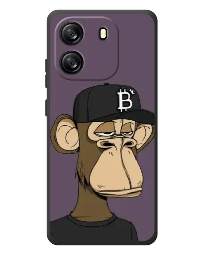 Чехол для Blackview Wave 6C с картинкой «Bored Ape в кепке»