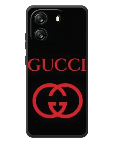 Чехол для Blackview Wave 6C с картинкой «Gucci — красный логотип»