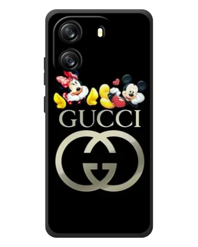 Чехол для Blackview Wave 6C с картинкой «Gucci — герои Disney»