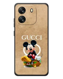 Чехол для Blackview Wave 6C с картинкой «Микки Маус Gucci — крафт»