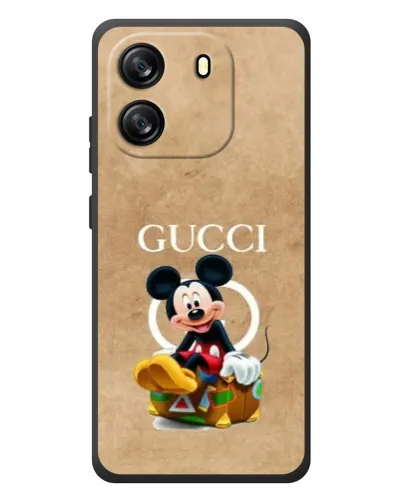 Чехол для Blackview Wave 6C с картинкой «Микки Маус Gucci — крафт»