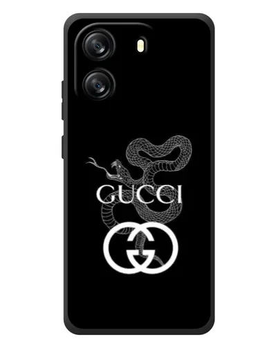 Чехол для Blackview Wave 6C с картинкой «Gucci — серебряная змея»