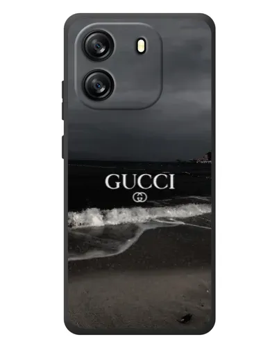 Чехол для Blackview Wave 6C с картинкой «Gucci — морской прибой»