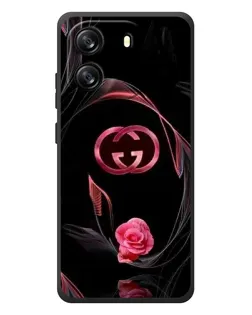 Чехол для Blackview Wave 6C с картинкой «Gucci — неоновая роза»