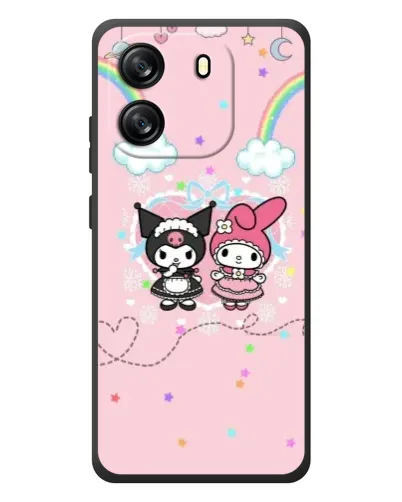 Чехол для Blackview Wave 6C с картинкой «My Melody и Kuromi»
