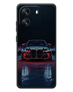 Чехол для Blackview Wave 6C с картинкой «BMW на мокрой дороге»