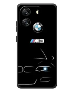 Чехол для Blackview Wave 6C с картинкой «Минималистичный принт BMW M3»