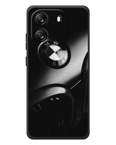 Чехол для Blackview Wave 6C с картинкой «Эмблема BMW — макро»