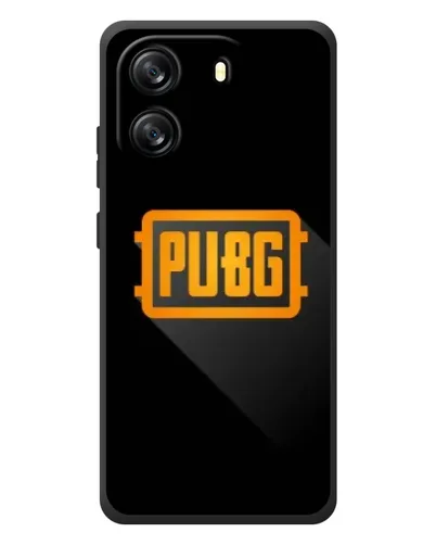 Чехол для Blackview Wave 6C с картинкой «PUBG — рамка лого»
