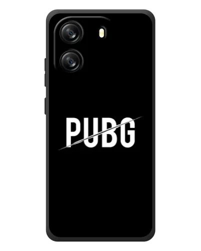 Чехол для Blackview Wave 6C с картинкой «PUBG — белый логотип»