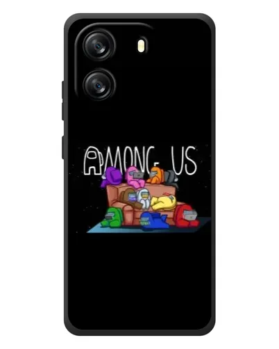 Чехол для Blackview Wave 6C с картинкой «Логотип Among Us»