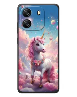 Чехол для Blackview Wave 6C с картинкой «Единорог среди облаков»
