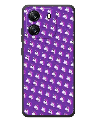 Чехол для Blackview Wave 6C с картинкой «Единороги на фиолетовом»
